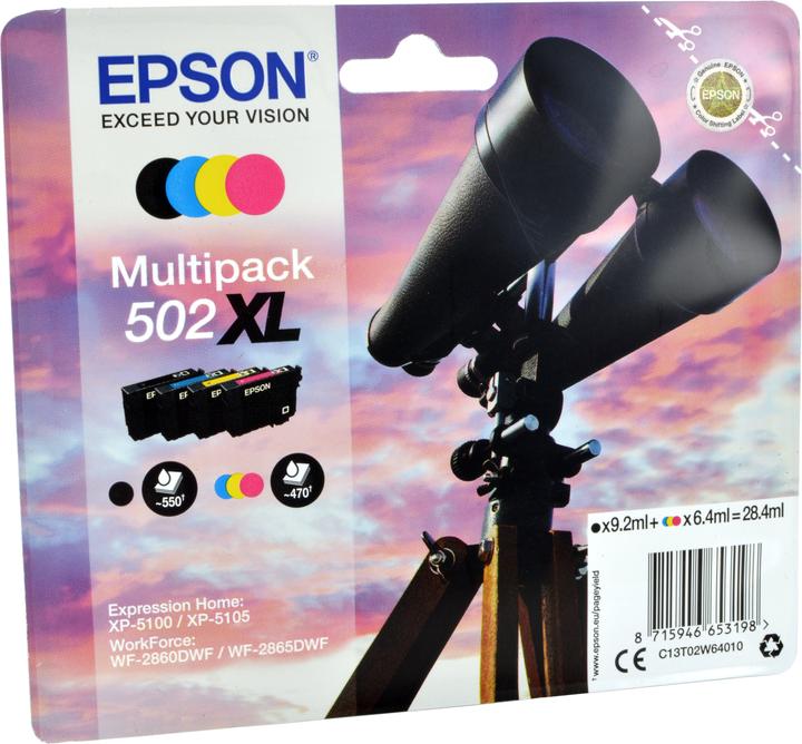 Epson 502xl (M, C, Y, BK)