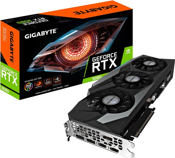 Image du produit Gigabyte GeForce RTX 3080 Gaming OC 10G LHR (10 Go)