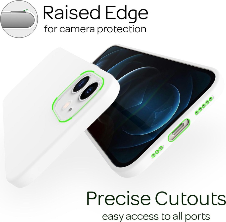 Actual product image Nalia Liquid silicone mobile phone case (Apple iPhone 12)