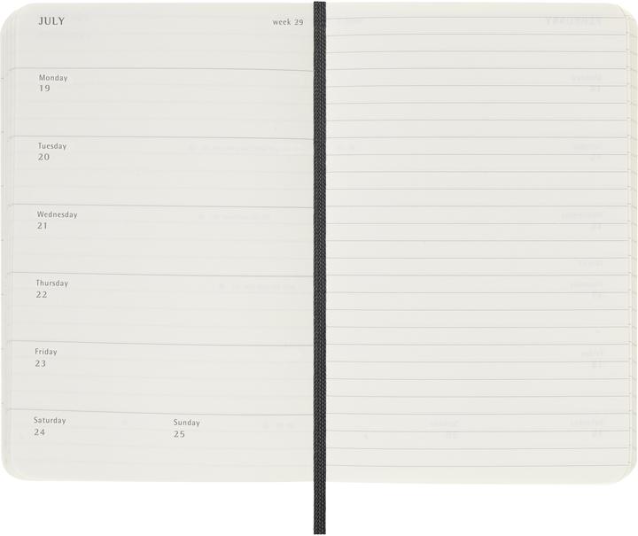 Produktbild Moleskine Taschenagenda Weekly (A6, 1 Woche / 1 Seite)