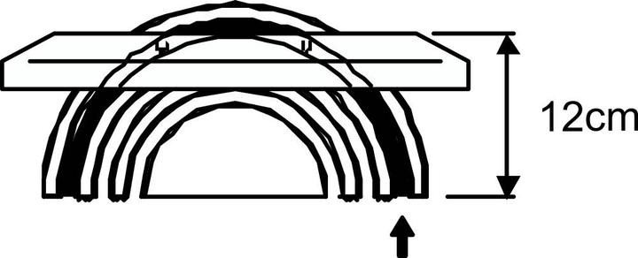 Image du produit BJZ A-9709 Repose-pieds ESD (L x H x P) 540 x 120 x 350mm Noir