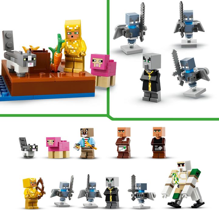 Produktbild LEGO Angriff des Magiers auf das Dorf (21596, LEGO Minecraft)