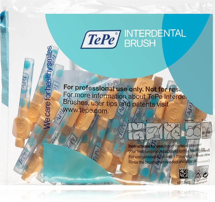 Produktbild TePe Interdentalbürste - extra weich hellorange (25 x, 0.45 mm)