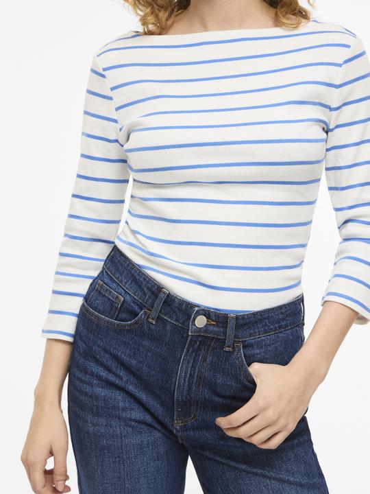 Immagine prodotto Vila VIALME U-Boot-Ausschnitt Oberteil mit 3/4-Ärmeln (S)