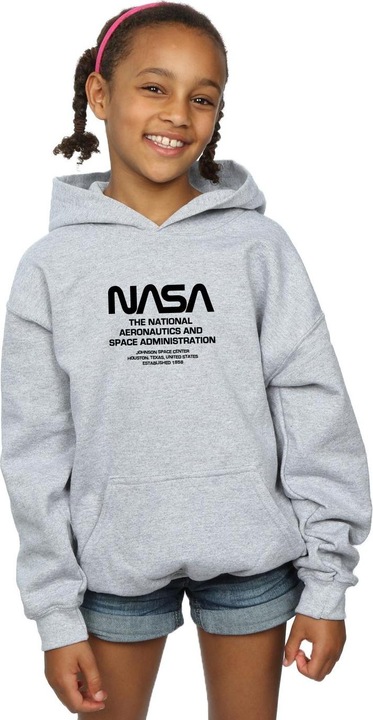 Immagine prodotto Nasa Worm Blurb Felpa con Cappuccio Ragazze (152, 158)