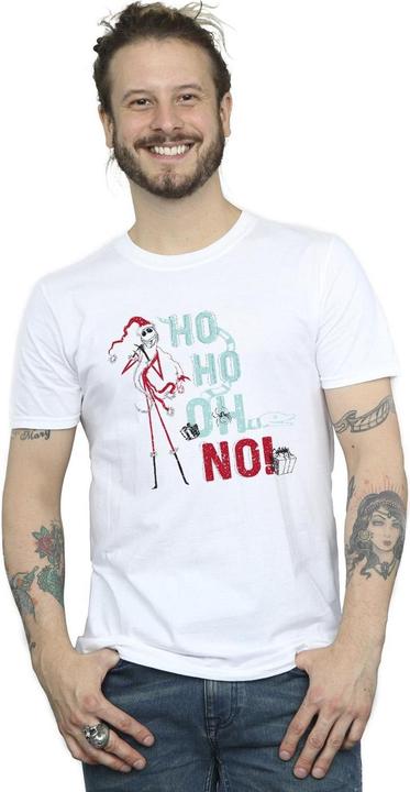 Actual product image Disney Mens The Nightmare Before Christmas Ho Ho No T-Shirt (XL)