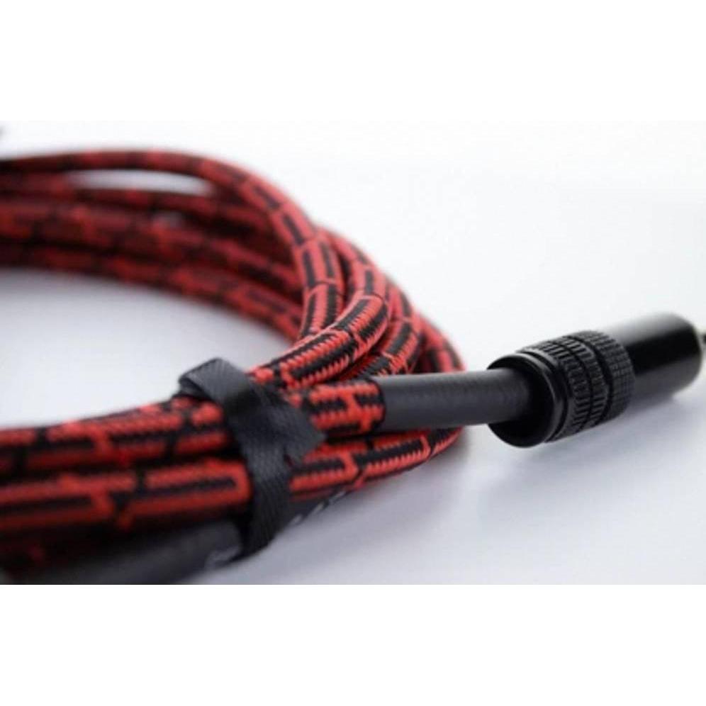 Cordial EI 5 PR-TWEED-RD Instrumenten Anschlusskabel (1x Klinkenstecker 6.3 mm ( (5 m), Audio Kabel