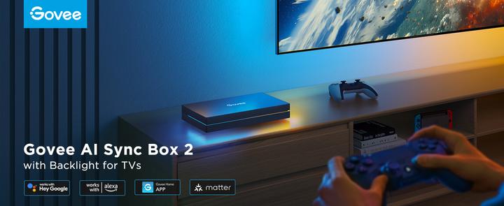 Image du produit Govee AI Sync Box Kit 55-65 (RGBIC, 27 cm, Intérieur)