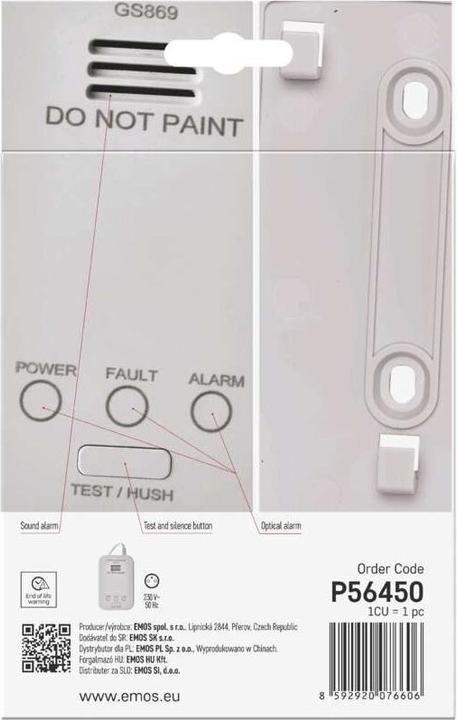 Actual product image Emos Gasmelder GS869