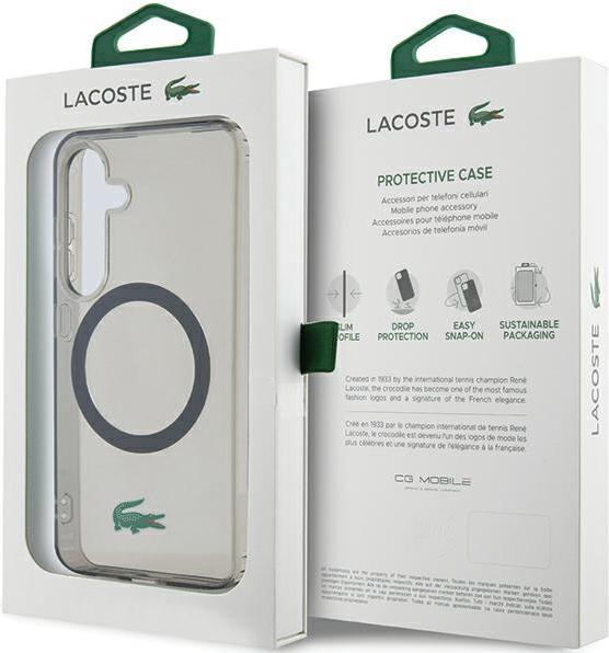 Produktbild Lacoste LCHMSULOK S921 czarny/black hardcase Transparent MagSafe (Samsung Galaxy S24+)