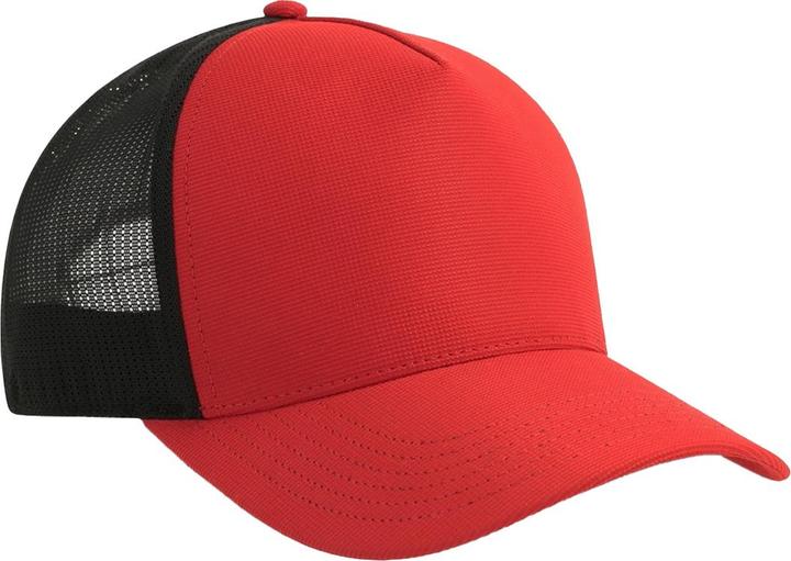 Actual product image Atlantis Headwear Dempo 5 Panel Stretch Unstructured Trucker Cap