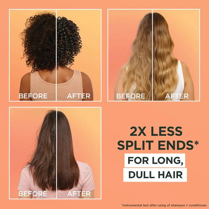 Actual product image Garnier Brightening shampoo for long hair Pineapple Hair Food (Shampoo) 350 ml (Liquid shampoo)