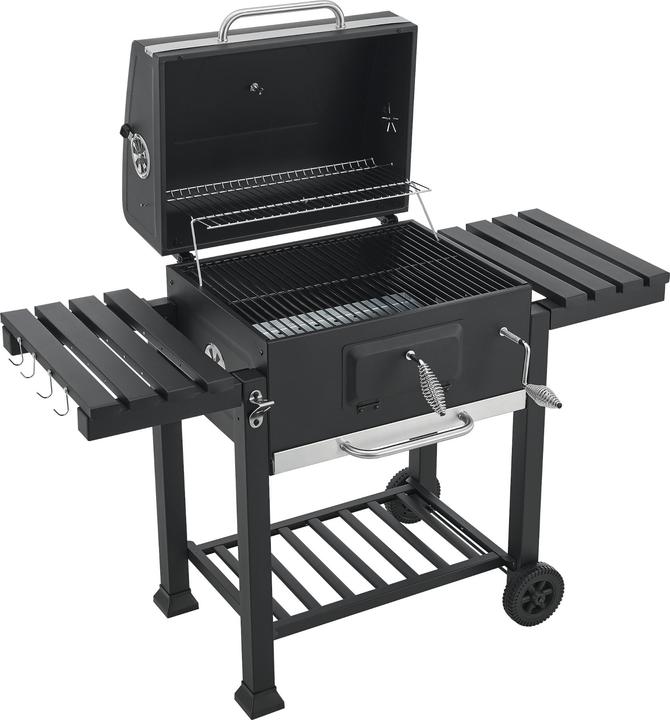 Actual product image Casa.Pro Grillwagen Arnad 105x135x47,5cm Schwarz (61.50 cm)
