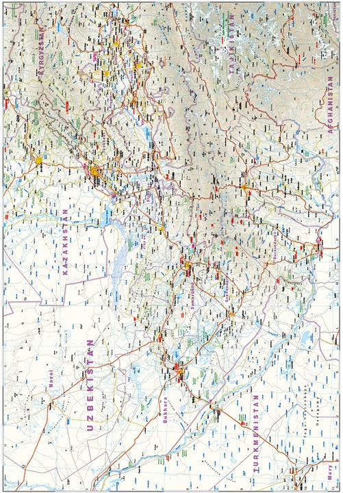 Produktbild Landkarte Usbekistan 1 : 1.000.000 1000000