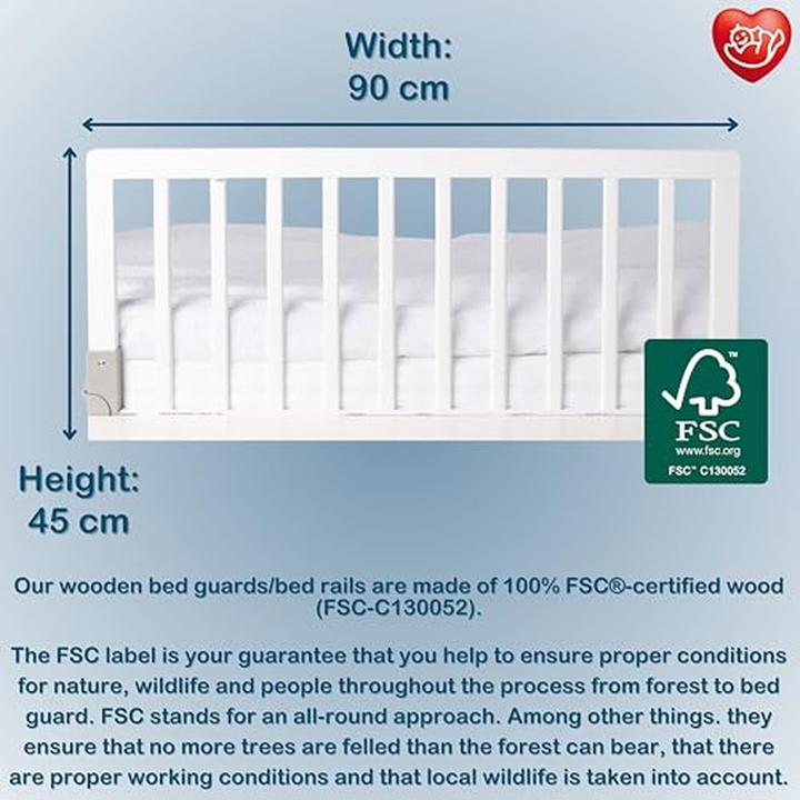 Produktbild Baby Dan Bettgitter (90 cm)