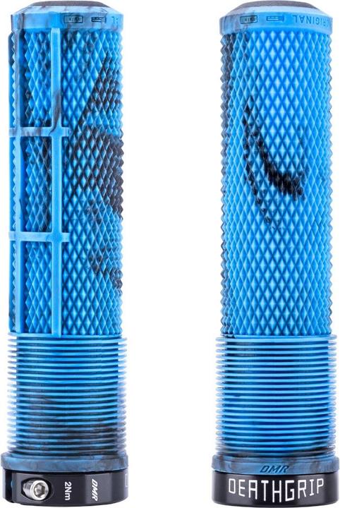 DMR Poignée Lock-On Brendog FL Death Grip 2, 133/29.8mm, marbre bleu