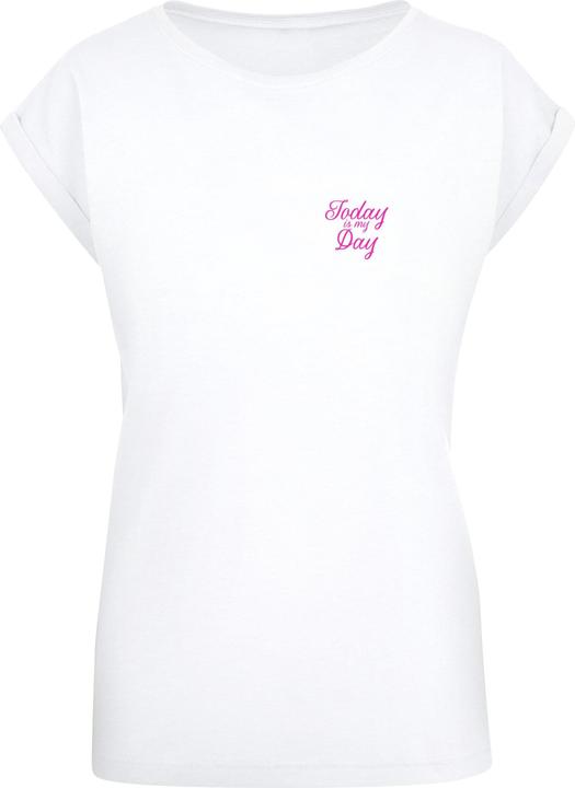 Actual product image Merchcode Ladies WD - 8 March Extended Shoulder Tee - 116993 (XL)