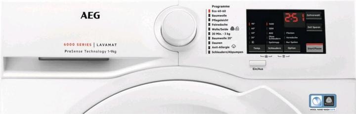 Produktbild AEG L6FBA50490 Waschmaschine, 9kg 914915516 (9 kg, Links)