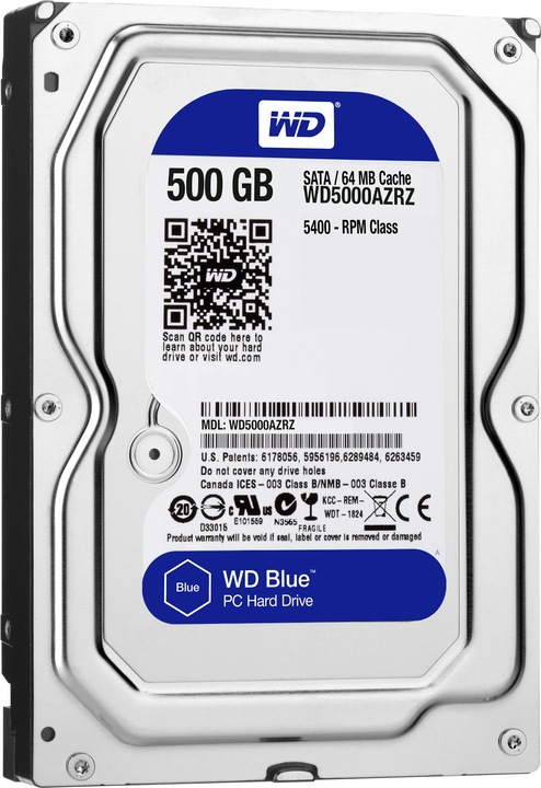 Actual product image WD Blue (0.50 TB, 3.5", CMR)