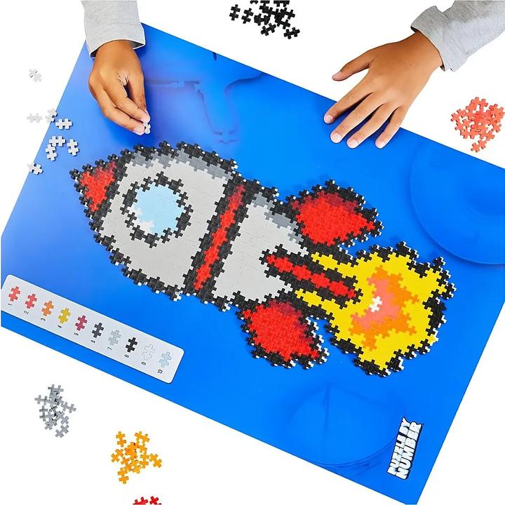 Immagine prodotto Plus-Plus 500 Blocchi di costruzione creativi Puzzle a razzo (500 pezzi)