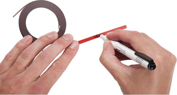 Actual product image Maul Magnetic strip, inscribable, 2 pieces, L 1000 x W 5 mm (2 x)