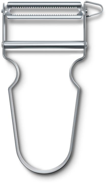 Produktbild Victorinox Sparschäler Star mit Zackenschliff, Silber