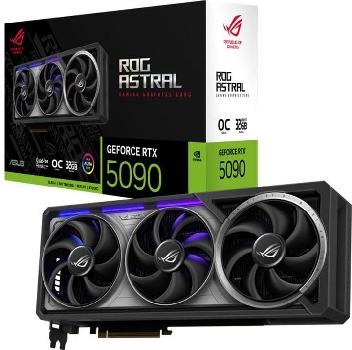 Image du produit ASUS ROG Astral LC GeForce RTX 5090 OC (32 Go, GDDR7)