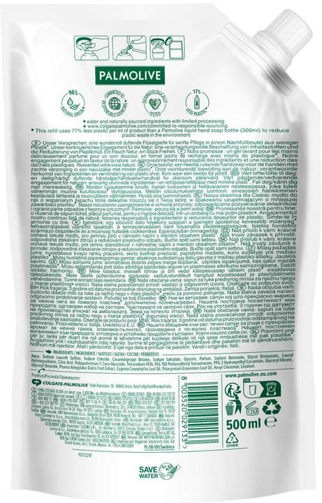 Actual product image Palmolive Naturals Milk & Almond (Liquid soap, 500 ml)