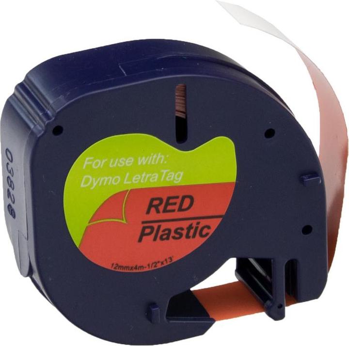 Produktbild G&G Kompatibel mit Dymo 91223/ S0721680 Plastik-Etiketten/ Schriftbandkassette Schwa (Schwarz)