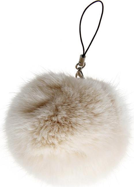 Actual product image PhoneLook Porte-clés / bijoux universel Mini Fluffy boule en peluche