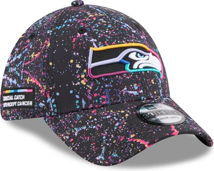 Actual product image New Era 39Thirty Cap - CRUCIAL CATCH Seattle Seahawks - M/L
