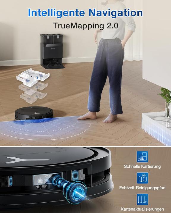 Produktbild Ecovacs T50 Omni Gen.2 (15000 Pa, Wischpads (rotierend))