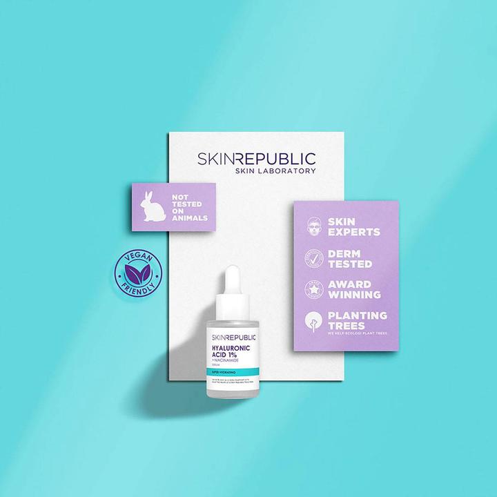 Actual product image Skin Republic Hyaluronic Acid 1% (30 ml)