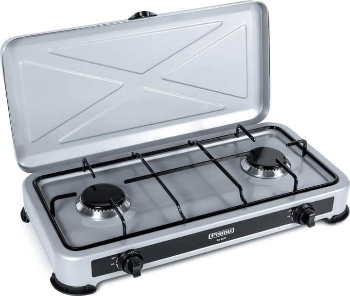 Actual product image Promis Gas cooker KG200 SILVER WITHOUT REDUCER