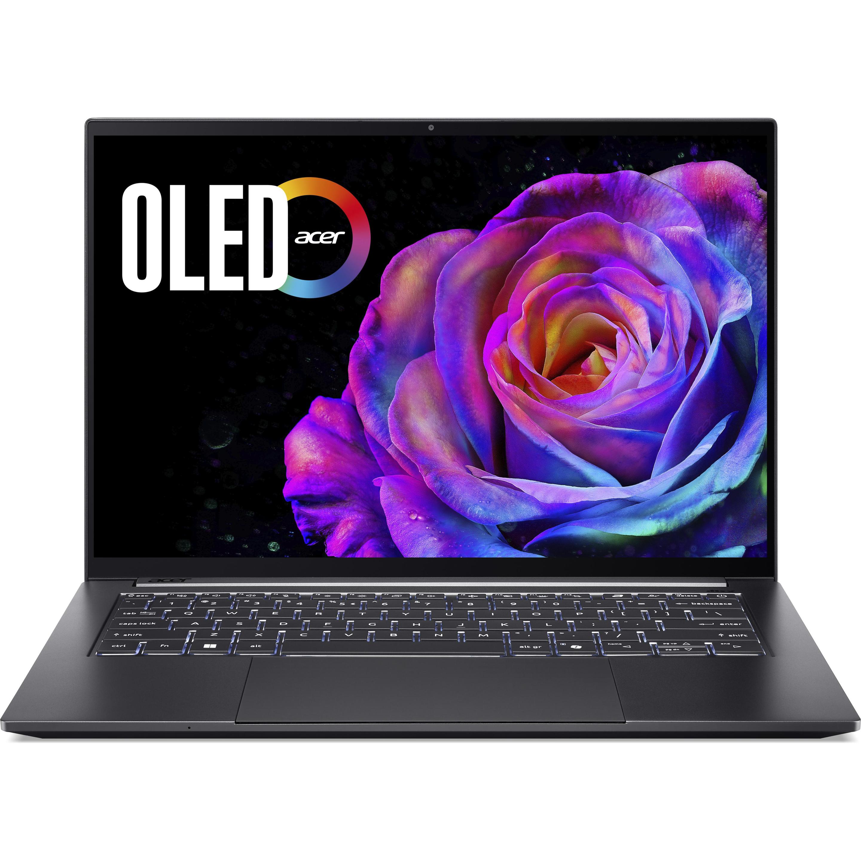 Acer Swift X 14 AI OLED (14.50", 1000 GB, 32 GB, Deutschland, AMD Ryzen AI 7 350), Notebook, Schwarz