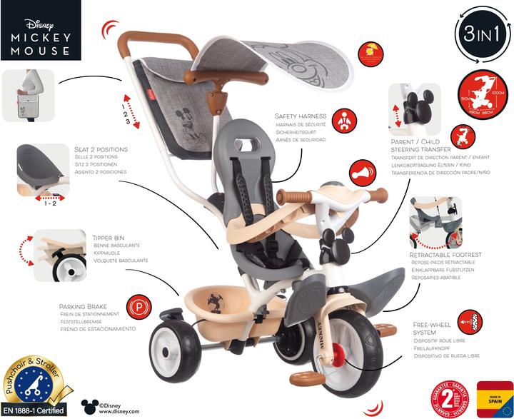 Actual product image Smoby Mickey Baby Balade Plus