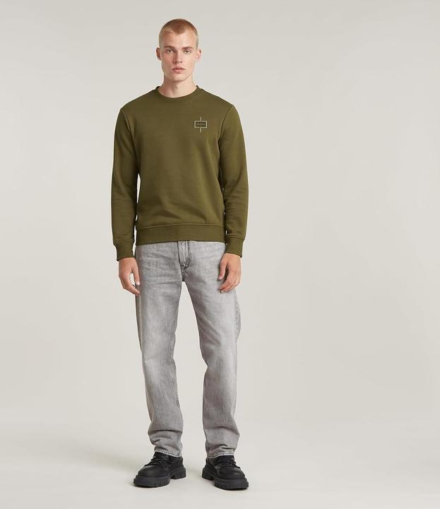 Actual product image G-Star Logo Regular Long Sleeve Sweater (XL)