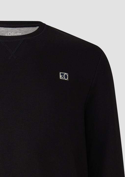 Produktbild s.Oliver Sweatshirt Sweatshirt aus Baumwollmix mit Crew Neck (XXL)