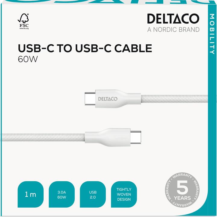 Produktbild Deltaco IPLH-1010 (1 m, USB 2.0, 60 W)