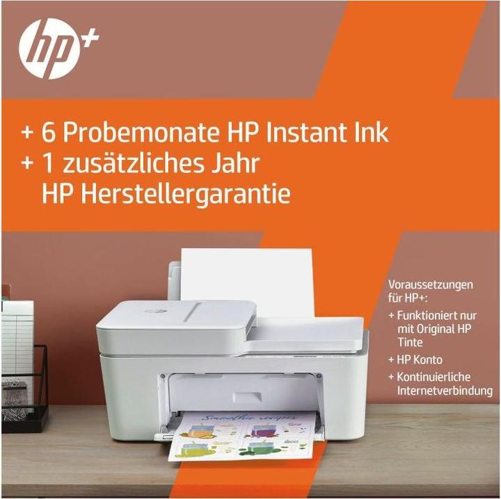 Produktbild HP DeskJet 4120e (Tintenpatrone, Farbe)