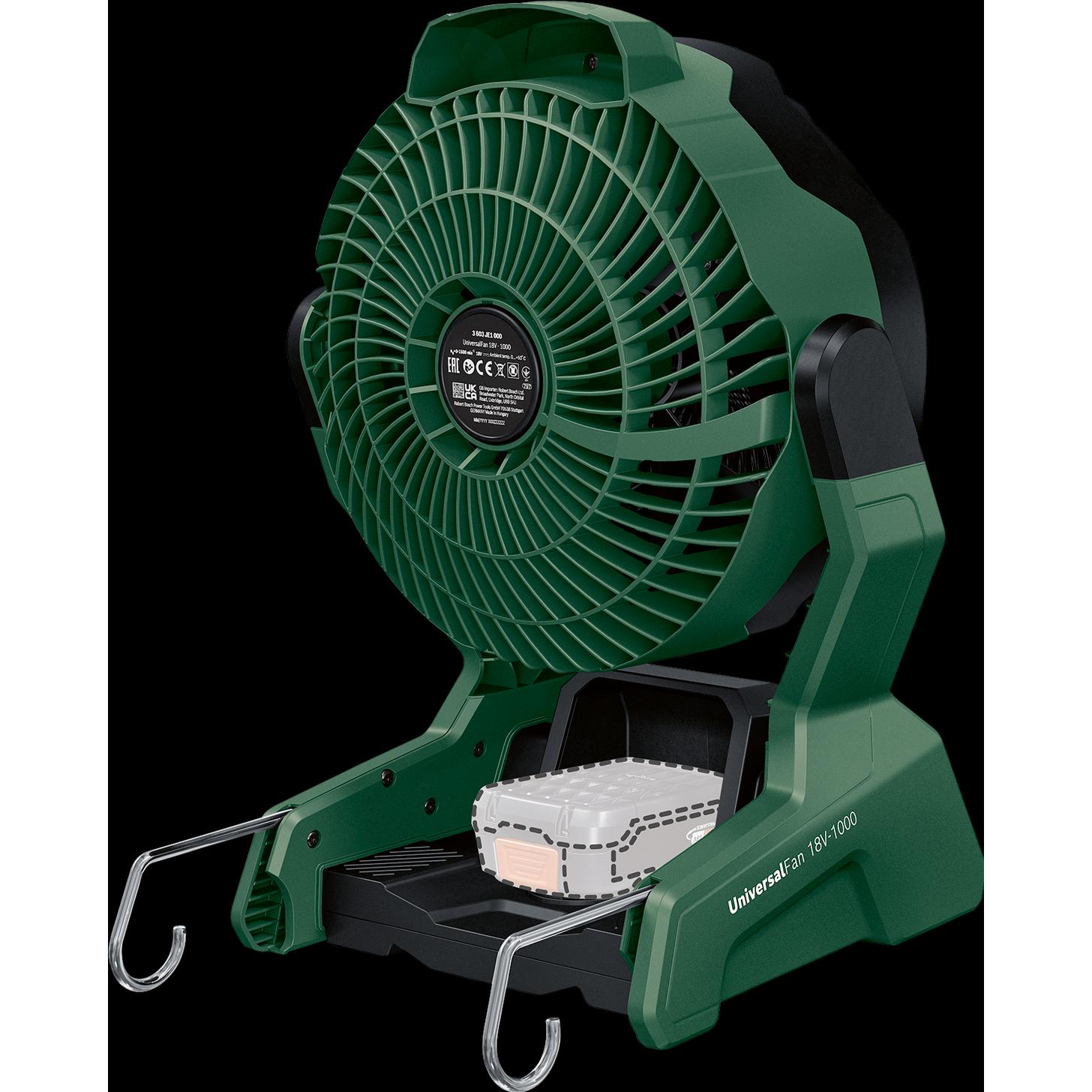 Bosch Home & Garden UniversalFan, Ventilator, Grün, Schwarz