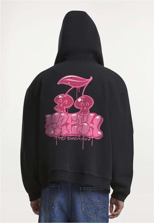 Produktbild MT Fresh to Death Cherries Fluffy Zip Hoody black S (S)