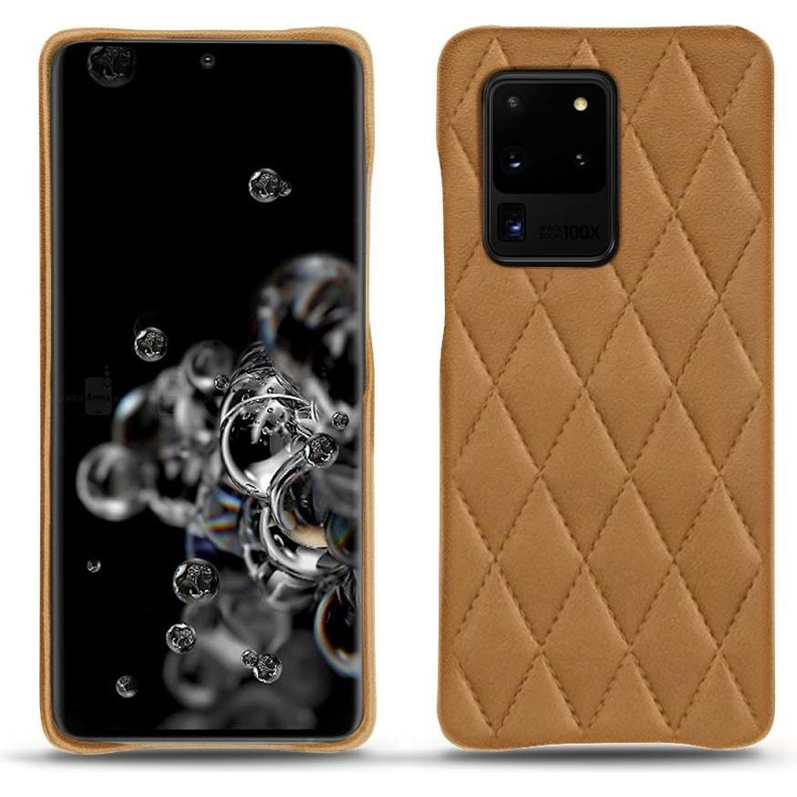 Noreve Lederschutzhülle (Samsung Galaxy S20 Ultra 5G), Smartphone Hülle, Braun