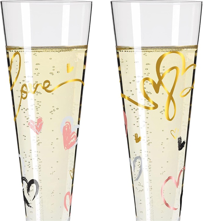 Actual product image Ritzenhoff Gold Night (20.50 cl, 2 Glasses, Champagne glasses)