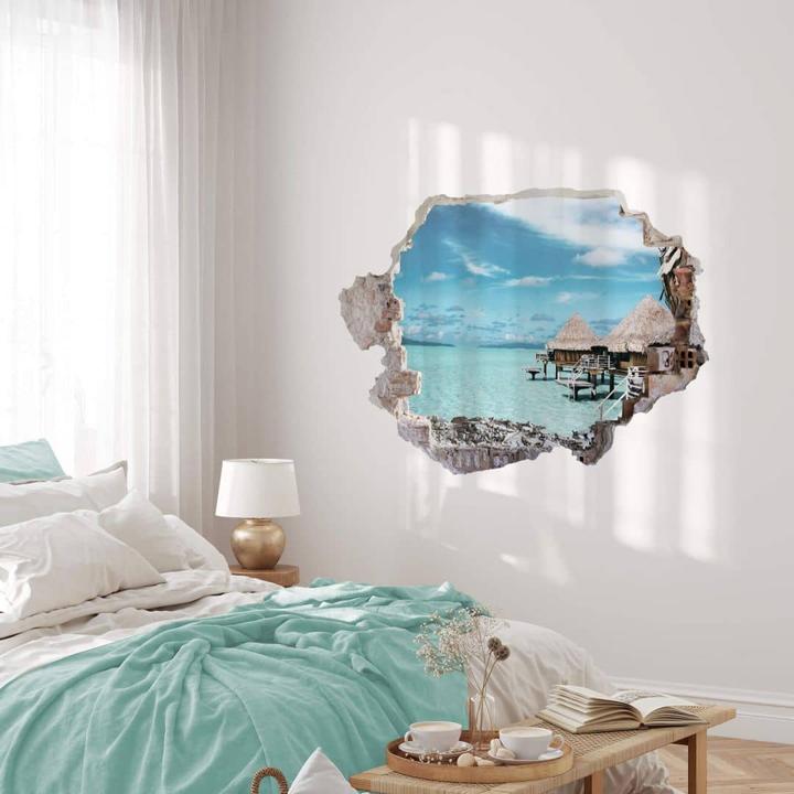 Produktbild Trenddeko 3D - Urlaub auf den Malediven (120 x 82 cm)