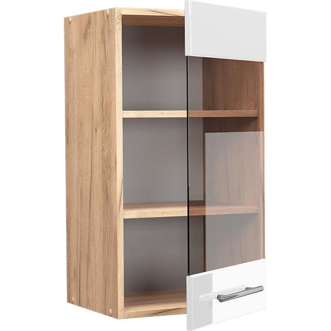 Vicco, Regal, Küchenglasschrank Fame-Line (40 x 34 x 72 cm)