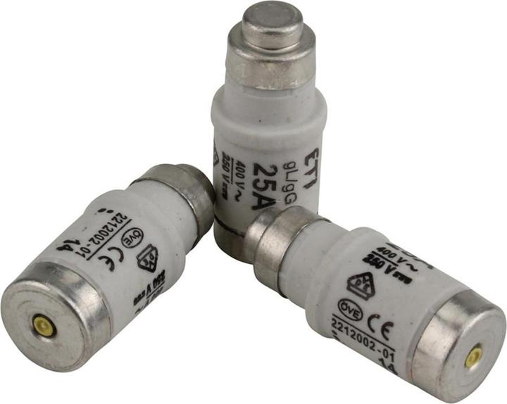 Productafbeelding HP Autozubehör Zekering 25 A E18 / D02 500 V (25 A)