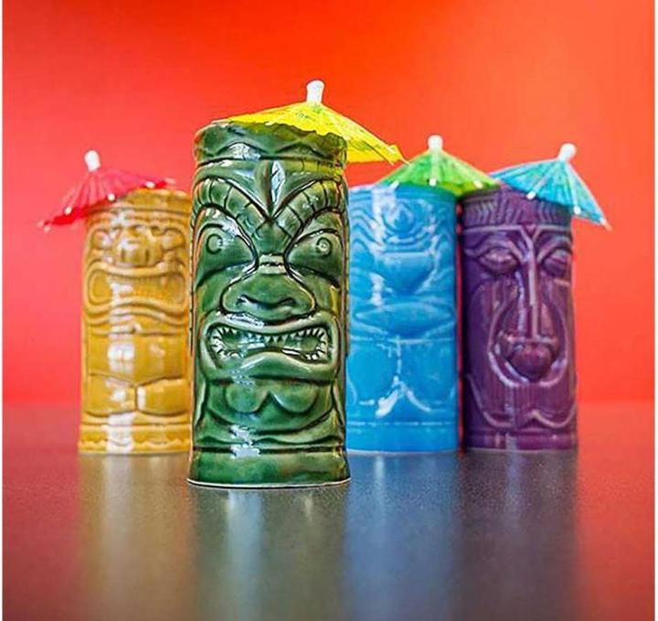 Actual product image TOP Tiki Cup (4 x, Tiki glasses)