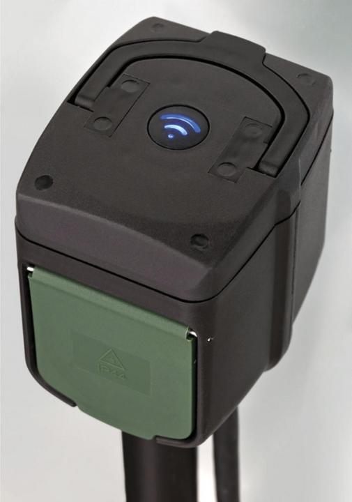Image du produit Brennenstuhl Prise de jardin Connect WIFI avec piquet de terre et plaque de montage IP44 2-fois 10m H07RN-F3G1,5 (2 x, CEE 7/3, 10 m)