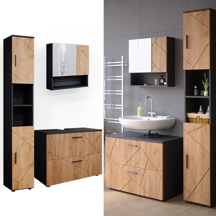 Actual product image Vicco Irma with drawer unit and tall unit